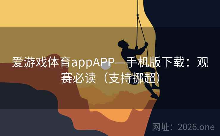爱游戏体育appAPP—手机版下载：观赛必读（支持挪超）