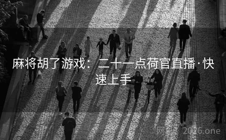麻将胡了游戏:二十一点荷官直播·快速上手